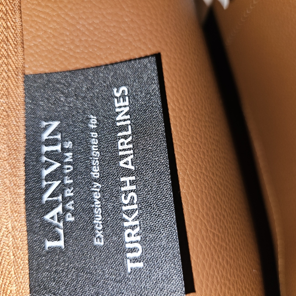 Lanvin Brown and White Travel Pochette - Men/Women - NWOT - Picture 3 of 9